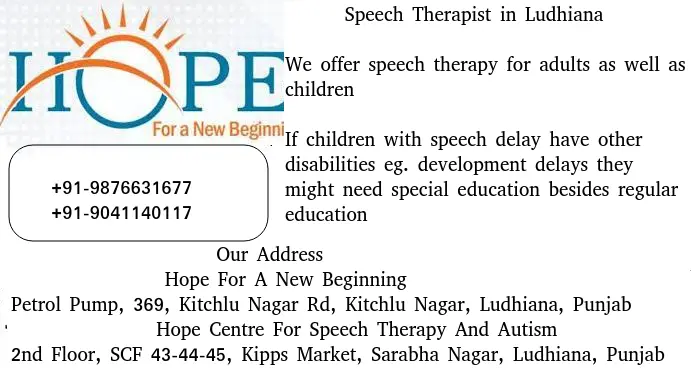 Speech therapist in Ludhiana